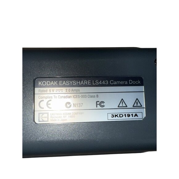 Kodak EasyShare LS443 4.0MP Digital Camera Battery Dock Cables Case For parts - Picture 10 of 11